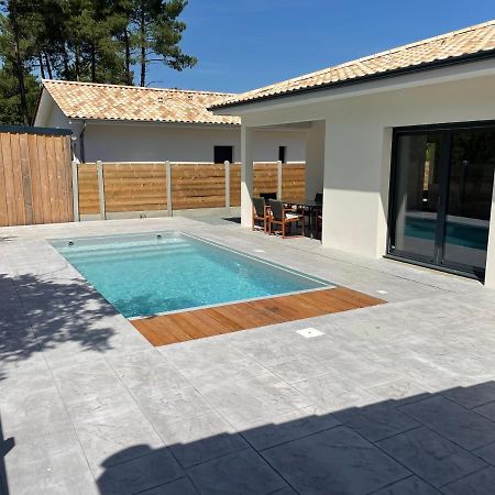 Maison Moderne Avec Piscine Chauffee 라카노오세앙 외부 사진