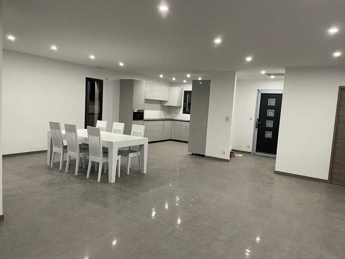 Maison Moderne Avec Piscine Chauffee 라카노오세앙 외부 사진